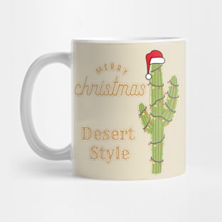 Merry Christmas Cactus Mug